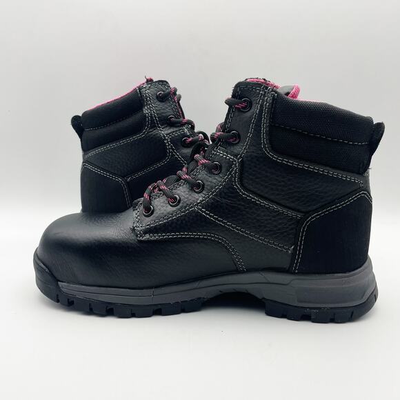 Wolverine Womens Piper Composite-Toe 6" Work Boot US 7 M Black WP Leather NIB - Picture 8 of 13